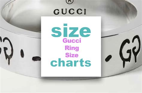 gucci リング|gucci ring size chart.